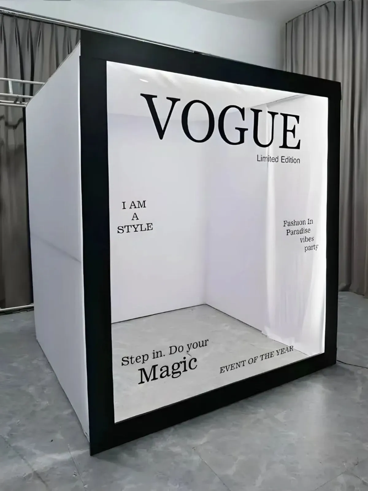 Birthday Magazine Booth Booth
